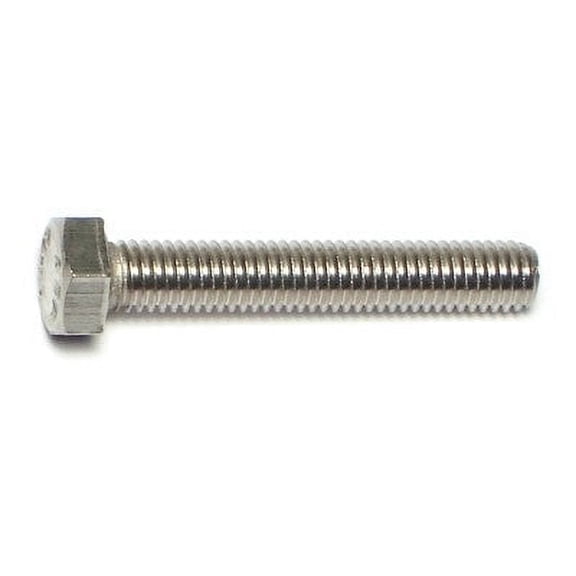 5mm-0.8 x 30mm Stainless A2-70 Steel Coarse Thread Hex Cap Screws