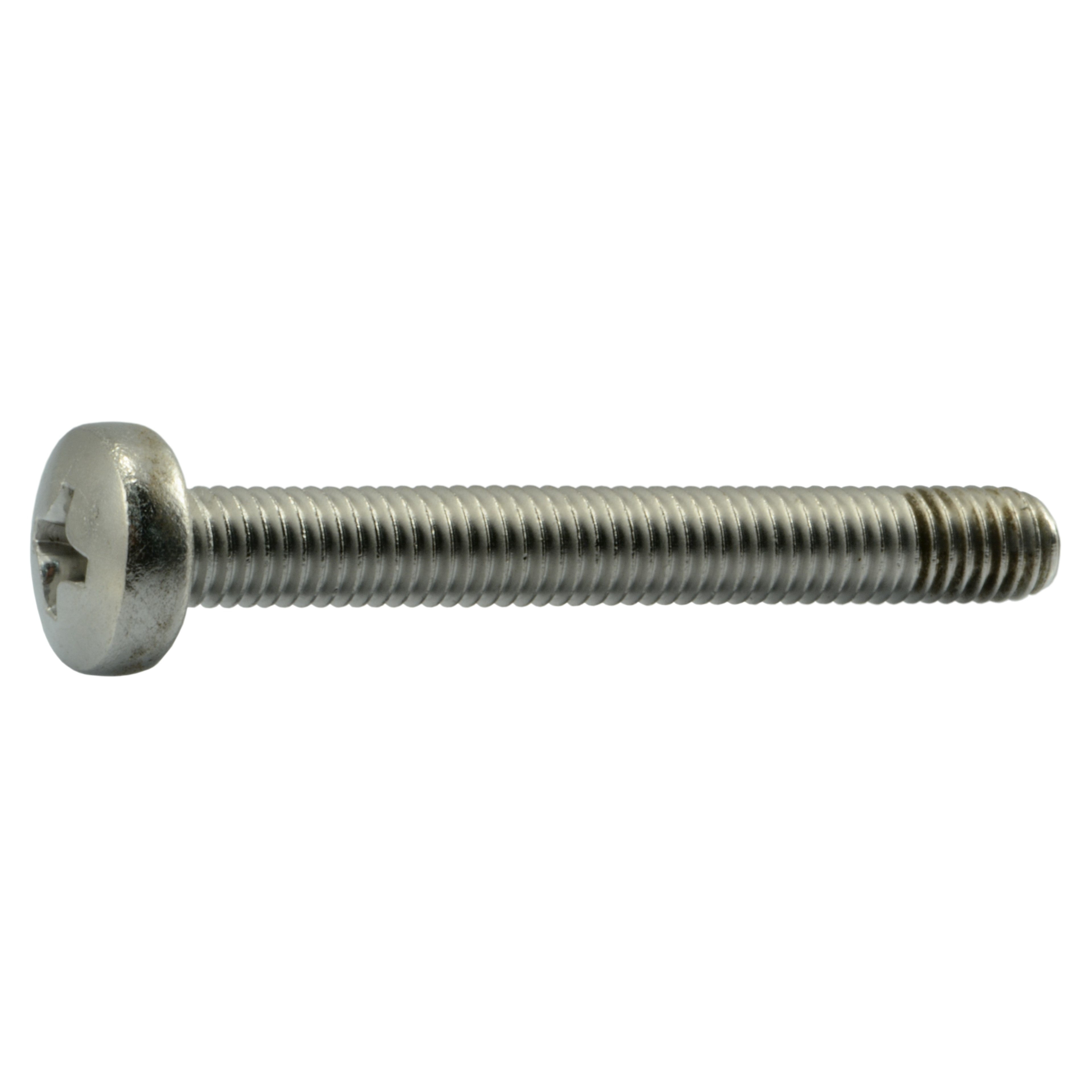 5mm-0.8 x 40mm A2 Stainless Phillips Pan Head Machine Screws (10 pcs.)