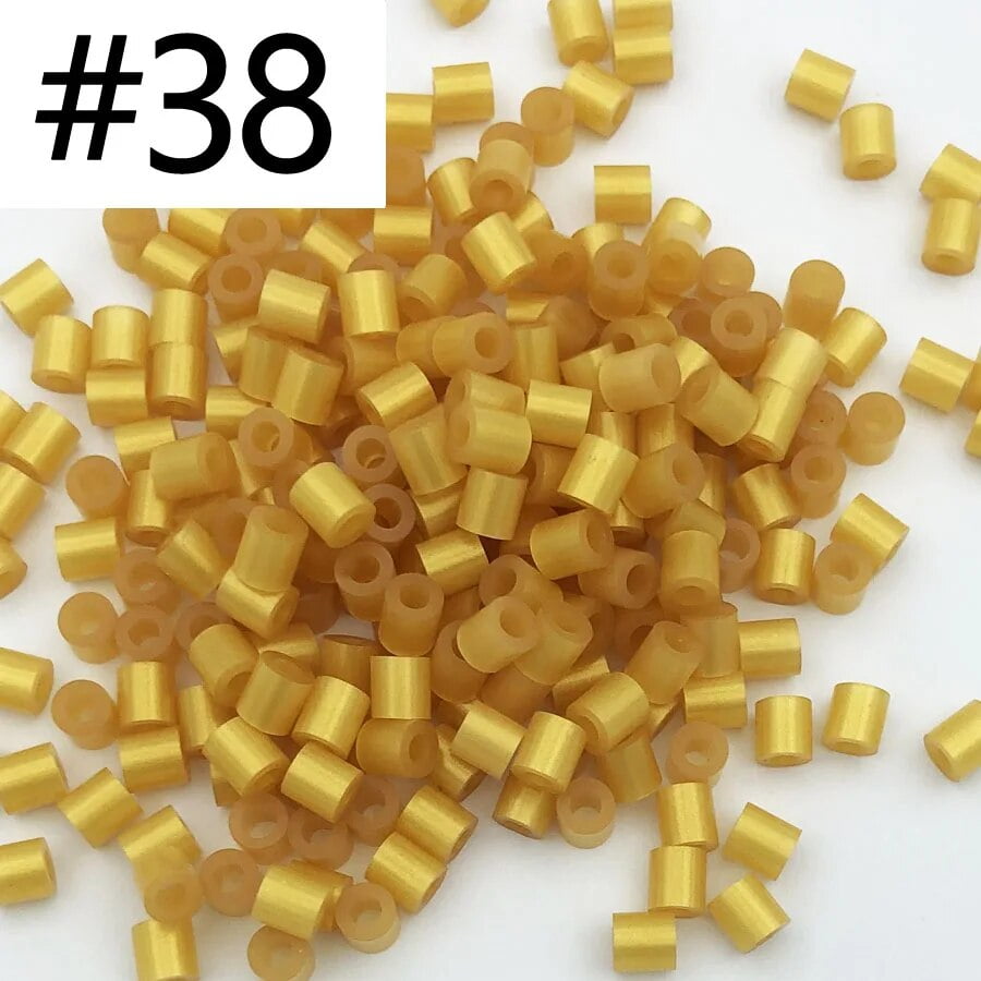 5mm 1000PCS Black white gray blue green purple Hama Beads for Kids Iron