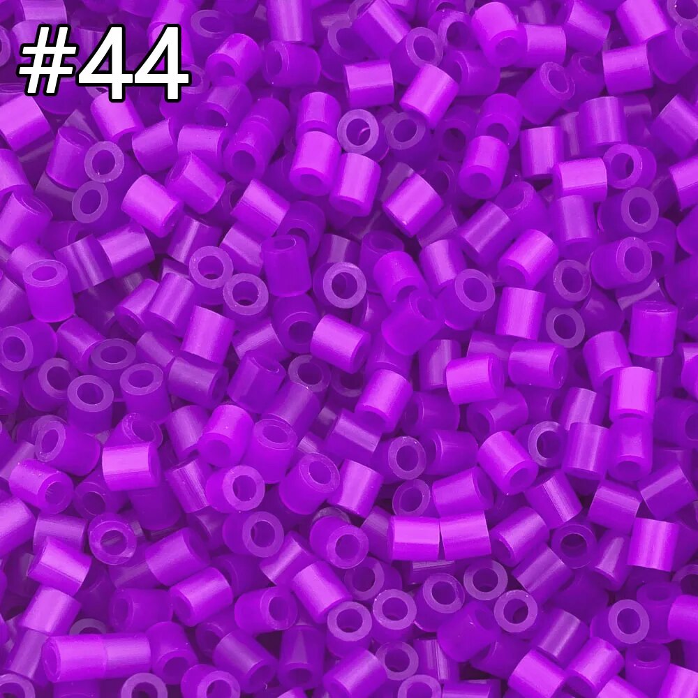 5mm 1000PCS Black white gray blue green purple Hama Beads for Kids Iron