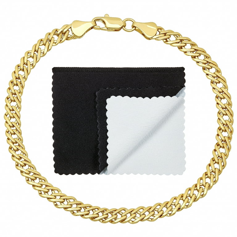 Box Chain 14K Yellow Gold-filled Anklet 9-inch Adjustable Length, Made in the USA Box Chain 14K Yellow Gold-filled Anklet 9-inch Adjustable Length, Made in the USA