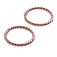 thumbnail image 1 of 5 mm 20 GA Extra Small Hoop Piercing Twisted Rose Gold Filled Septum Huggie Cartilage Nose Tragus Earrings, 1 of 9