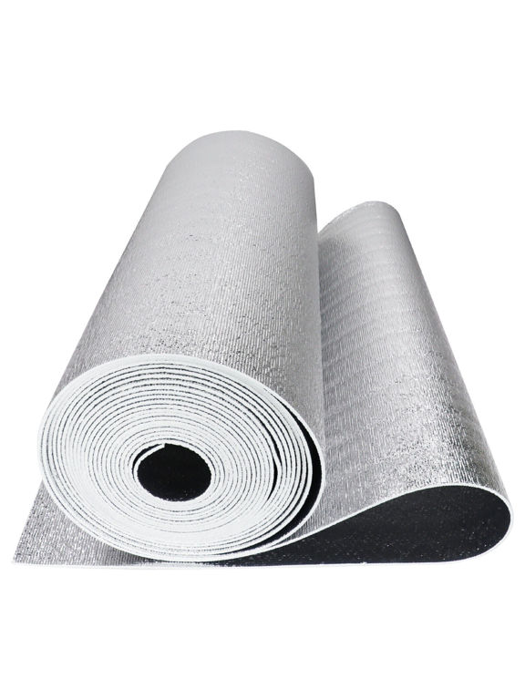 5mm 40"80" Reflective Foam Insulation Shield Core Radiant Barrier, with Double-Sided Aluminum Foil,for Thermal Insulation of Cargo Door, Ceilings, Roofs 21.52sqft