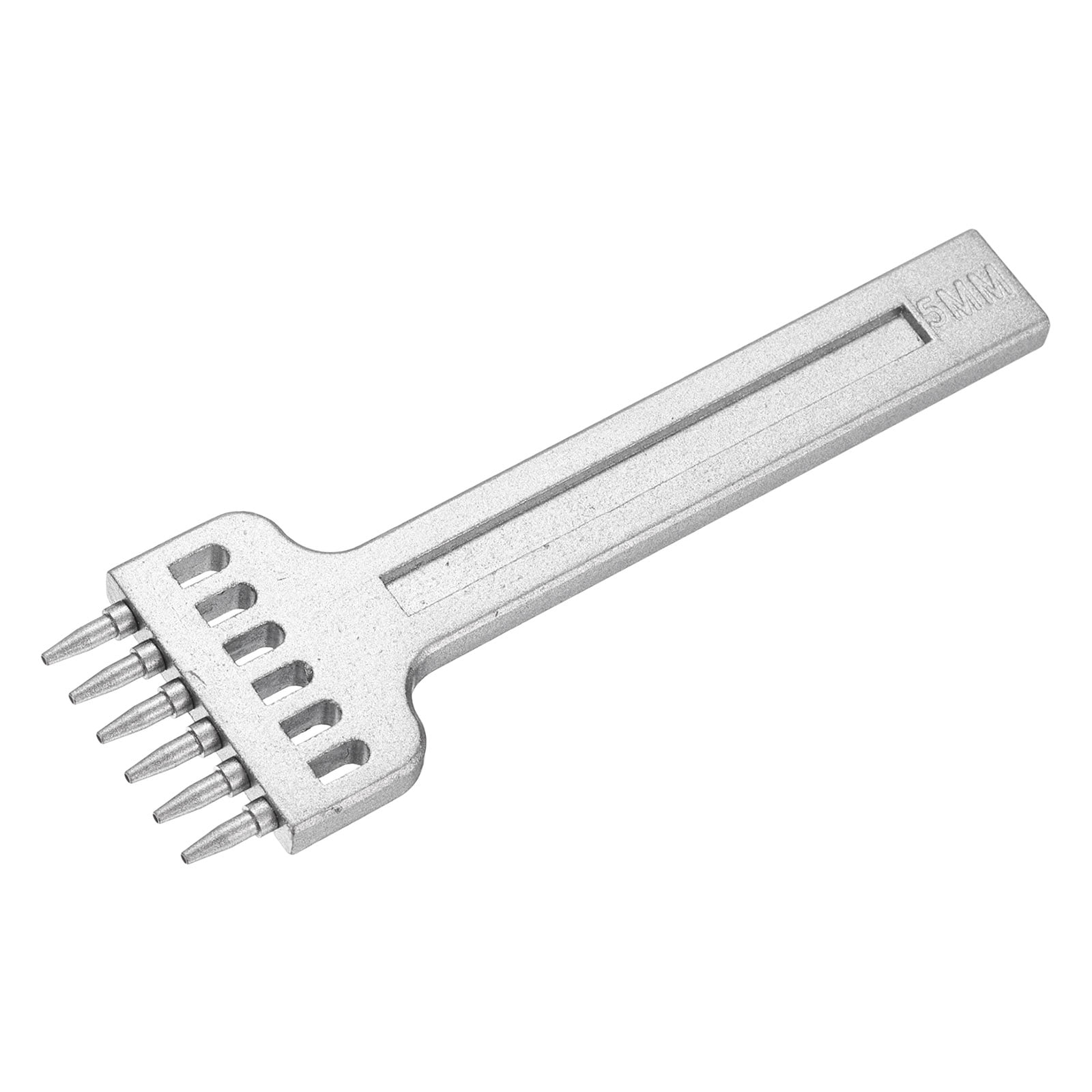 Chisel Point Sewing 5mm 6 Prong Leather Die-Steel Chisel for Hand Sewing, White - Walmart.com