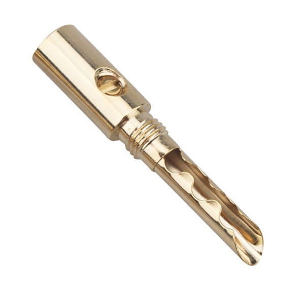 5mm Banana Gold Plate Plug Connectors Speakers Amplifiers Cable Connectors Plug Speakers Cable Connectors Accessories