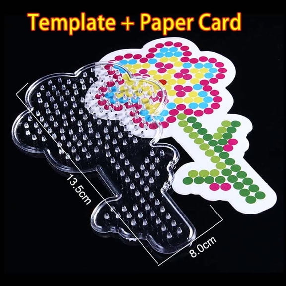 5mm Beads Pegboard 1pcs Template Iron Beads for Kids Hama Beads Diy Puzzles High Quality Perler Beadbone Handmade Gift Toy