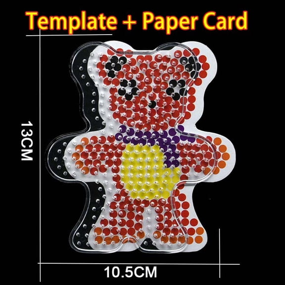 5mm Beads Pegboard 1pcs Template Iron Beads for Kids Hama Beads Diy Puzzles High Quality Perler Beadbone Handmade Gift Toy