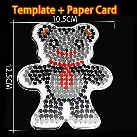 5mm Beads Pegboard 1pcs Template Iron Beads for Kids Hama Beads Diy Puzzles High Quality Perler Beadbone Handmade Gift Toy