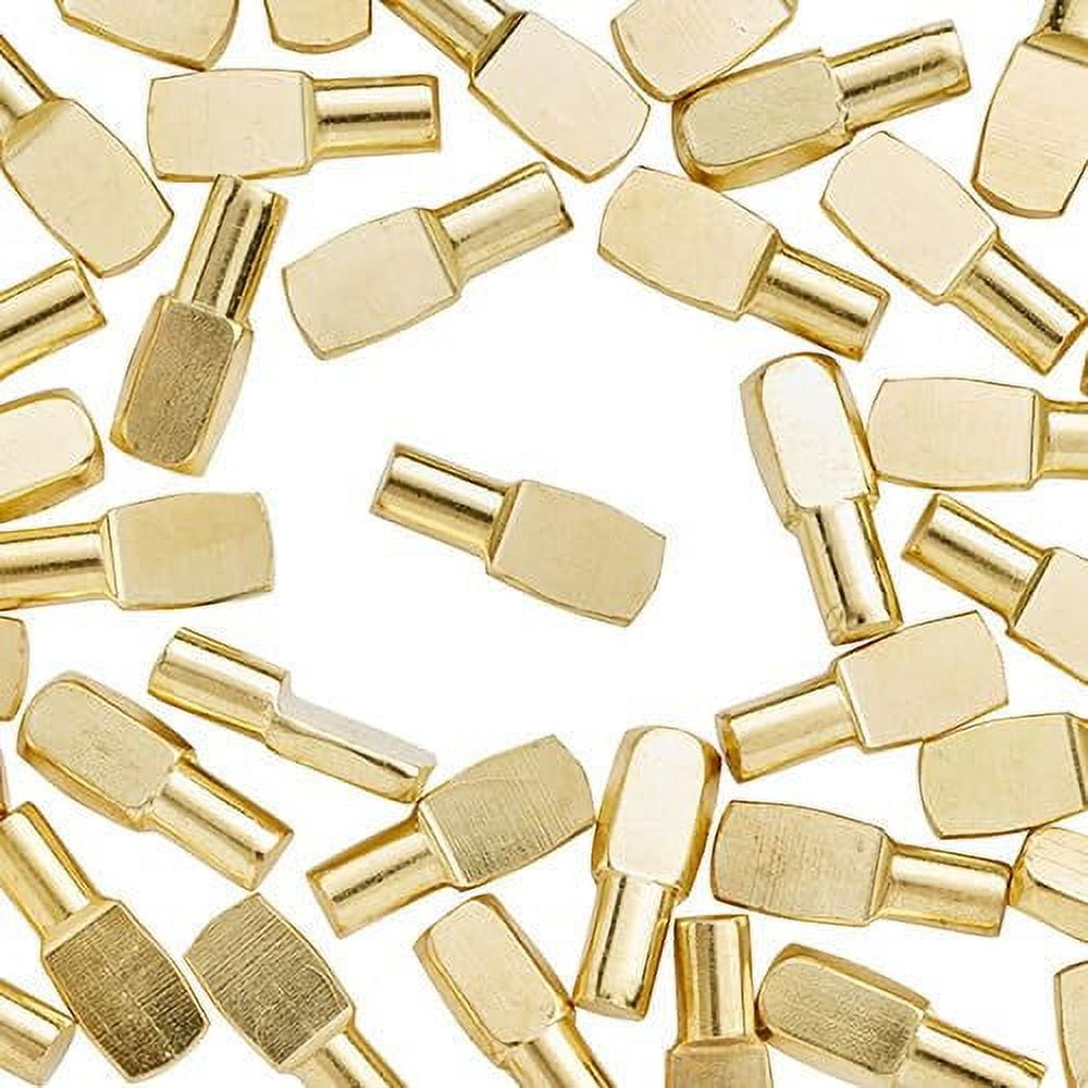 5mm Brass Shelf Pins, Shelf Supports, Architectural Finish (Qty 100 ...