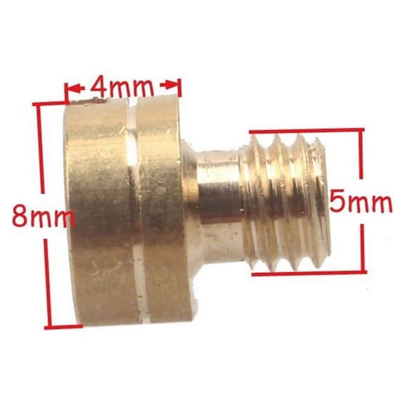 5mm Carb Large Round Main Jets 10pcs(#88 90 95 98 100 105 110 115 120 125)