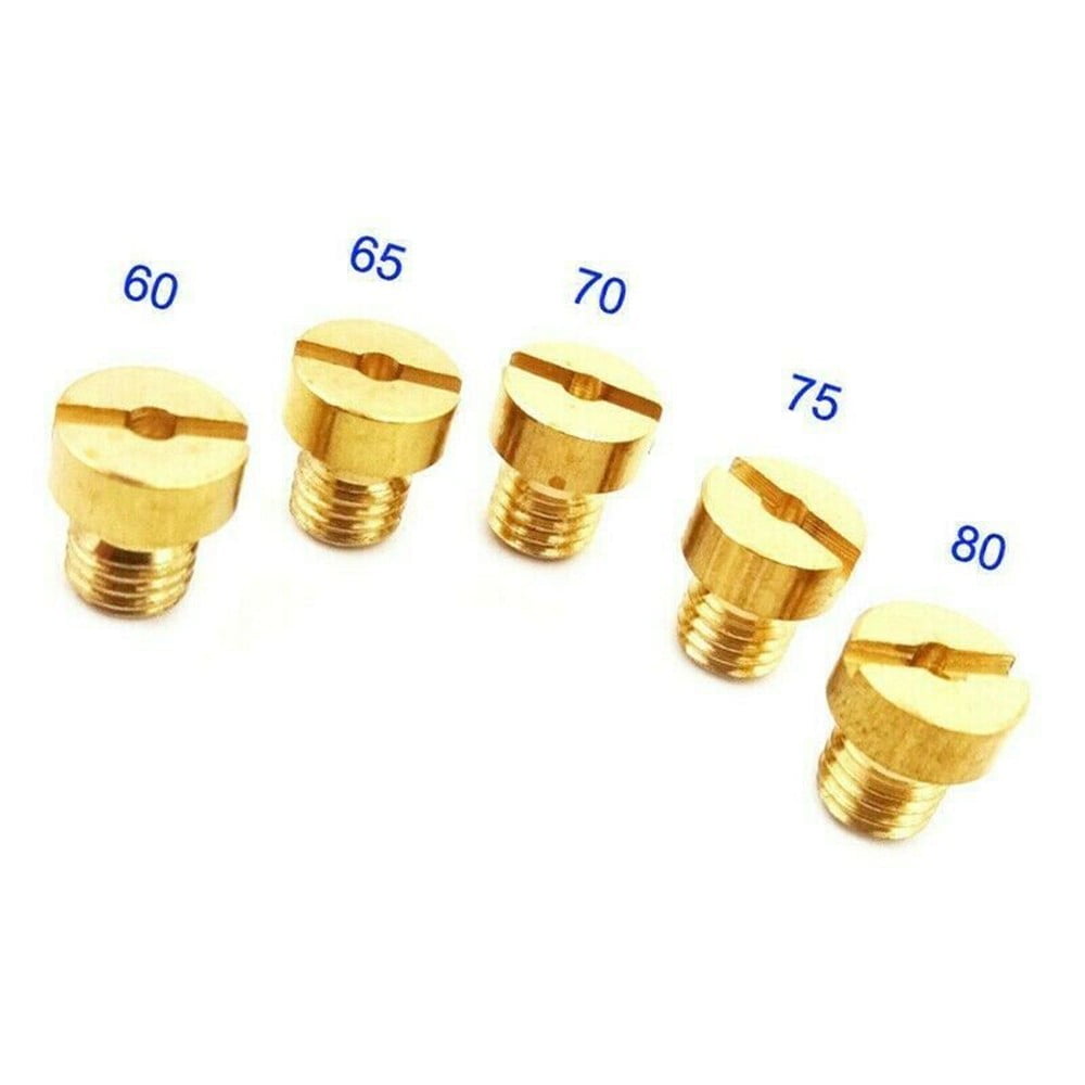5mm Carburetor Jets #60 65 70 75 80 For Racing Carb 50 60 80cc Motorized