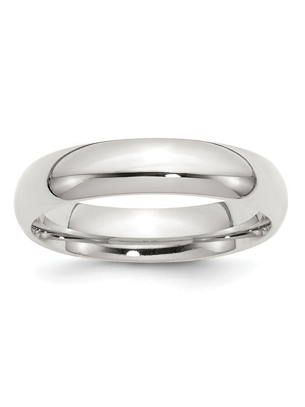 Sterling silver comfort cheap fit wedding bands