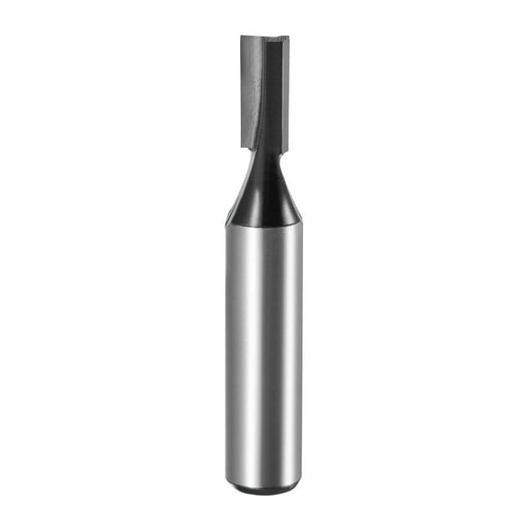 5mm Dia 8mm Shank Bottom Cleaning Router Bit 2 Flutes Carbide Tipped Cutter Uncoated for Woodworking