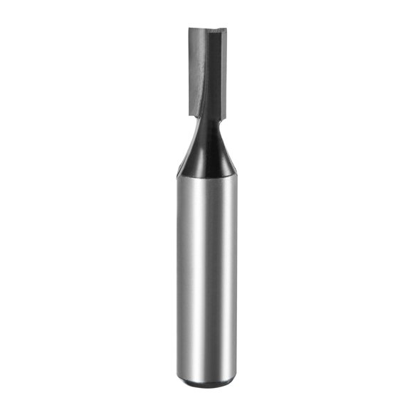 5mm Dia 8mm Shank Bottom Cleaning Router Bit 2 Flutes Carbide Tipped Cutter Uncoated for Woodworking