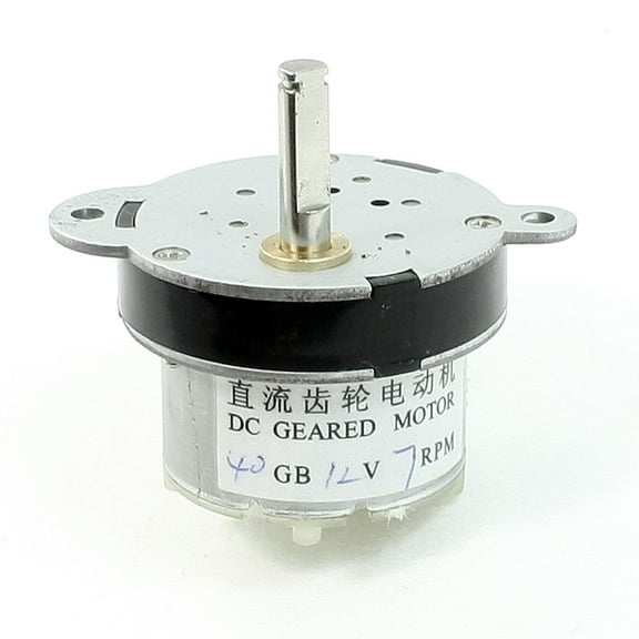 5mm Dia Output Shaft 7RPM DC 12V Gear Motor Speed Reducer