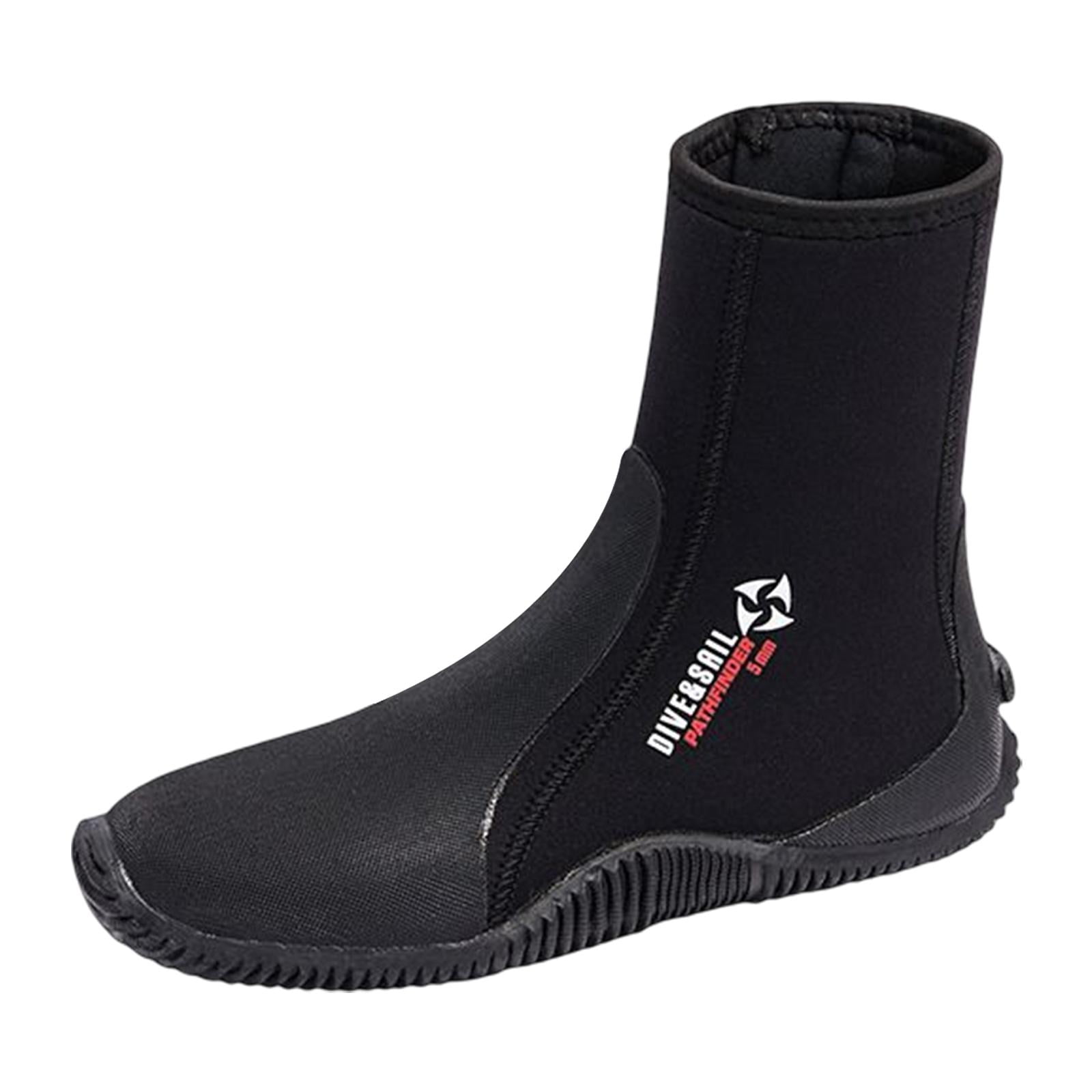 5mm Diving Boots, Adult Snorkeling Booties Non Slip Silicone 