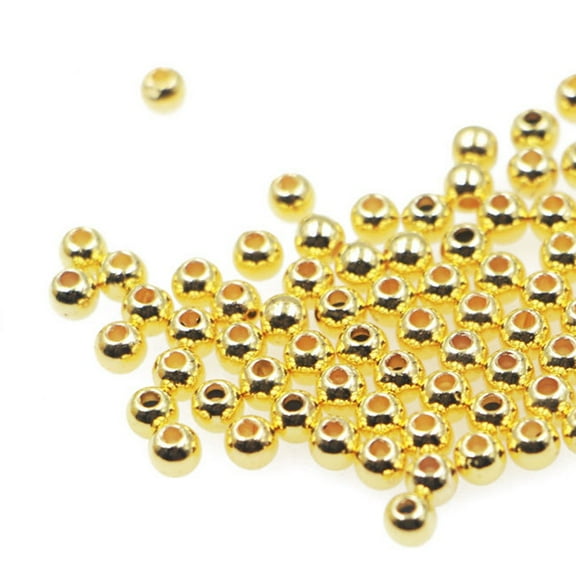 5mm Fly Tying gold/silver Heads Beads Material for fishing flies or crafting