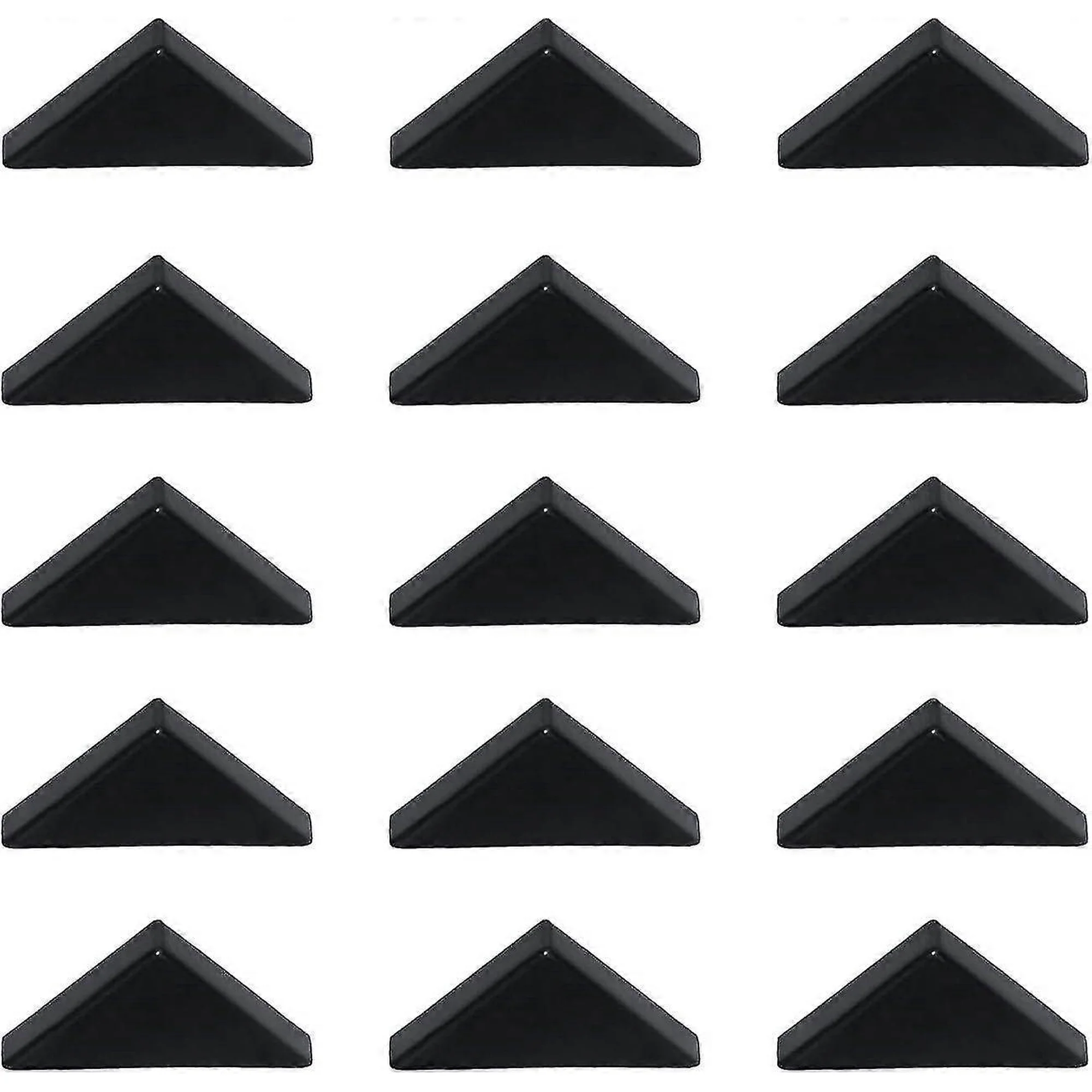 5mm Glass Mirror Safety Edge Corner Guards Cushion Plastics Protectors 200pcs Black