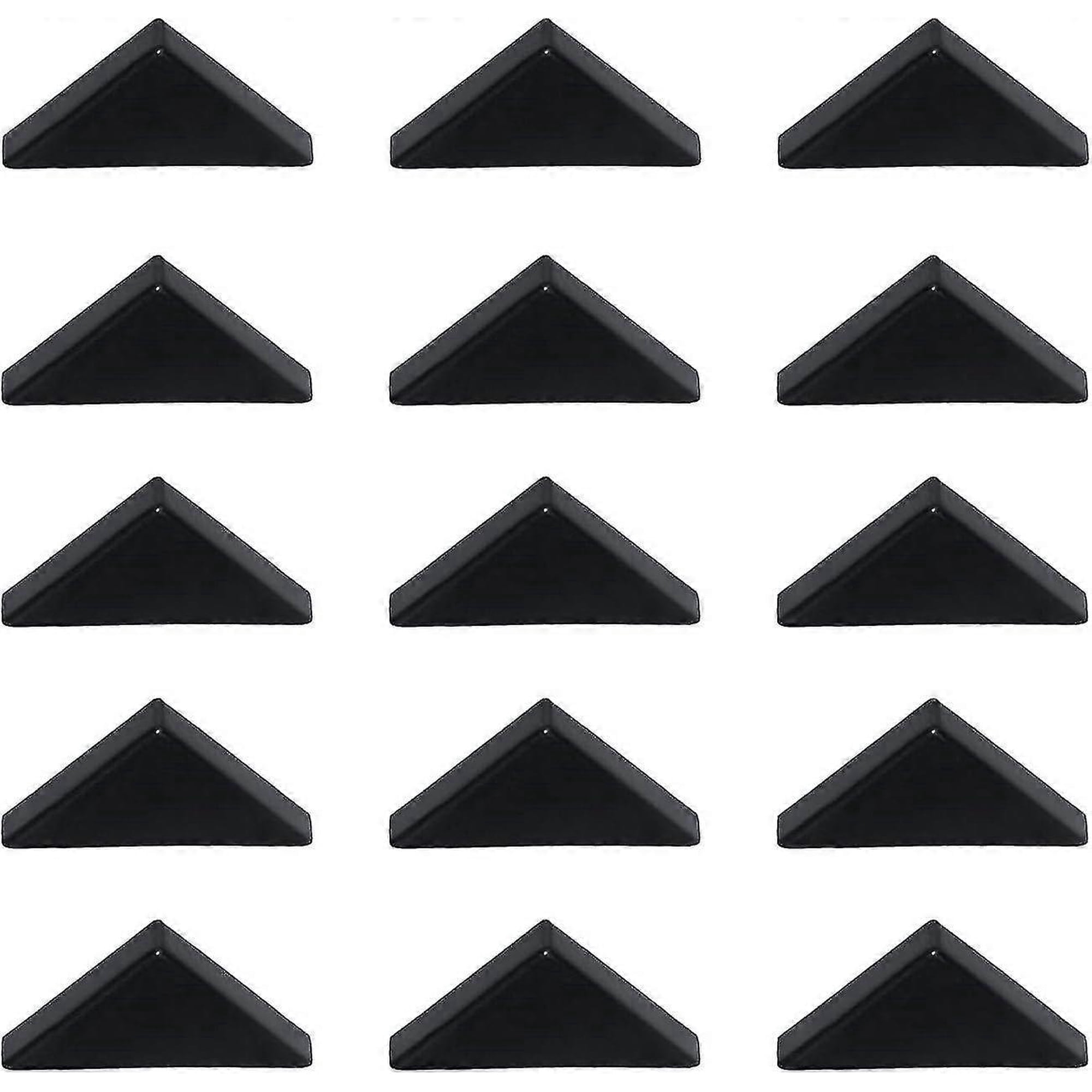 5mm Glass and Mirror Safety Edge & Corner Guards Cushion Product to Angles Plastics Corner Protectors (200pcs, Black)