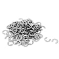 thumbnail image 1 of 5mm Inner Dia 304 Stainless Steel Retaining Circlips Snap Ring E-Clips 100 Pcs, 1 of 1