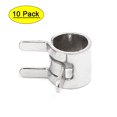 thumbnail image 1 of 5mm Inner Dia Nickel Plated Spring Clip Water Pipe Fuel Line Hose Clamps 10pcs, 1 of 4