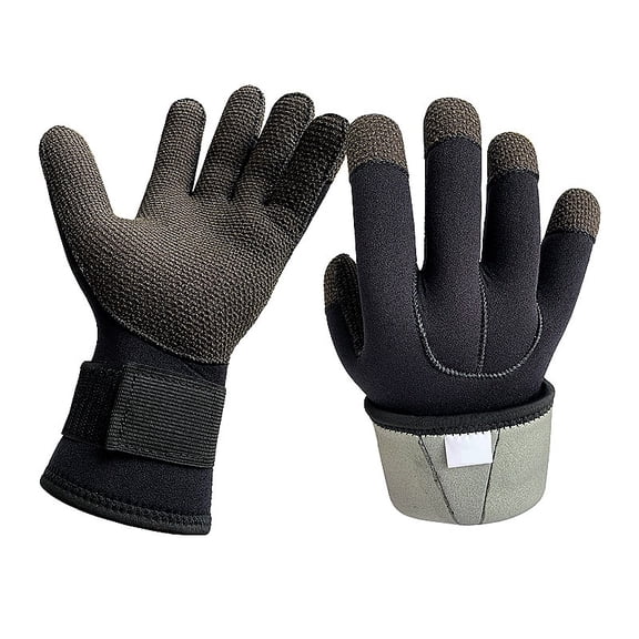 5mm Kevlar Diving Gloves Anti SKid Surfing Fish Hunting Gloves Thicken Keep Warm Scratch Proof