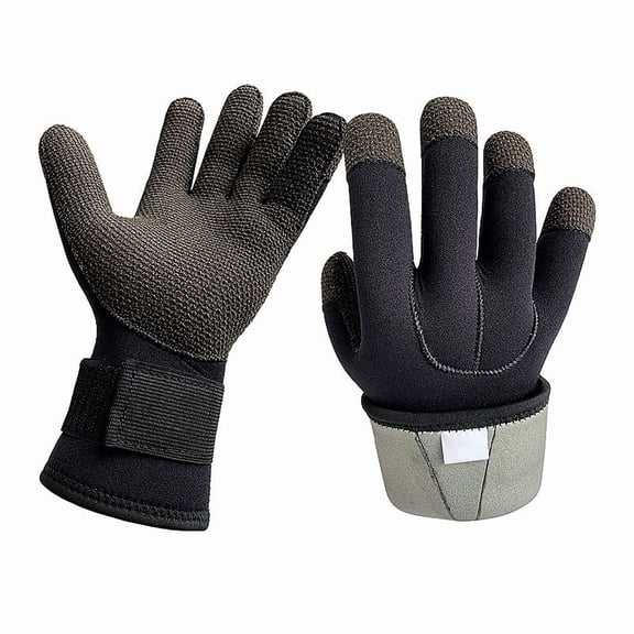 5mm Kevlar Diving Gloves Anti SKid Surfing Fish Hunting Gloves Thicken Keep Warm Scratch Proof