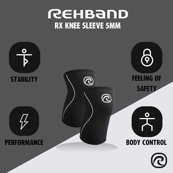 5mm Knee Sleeve - Black, Small