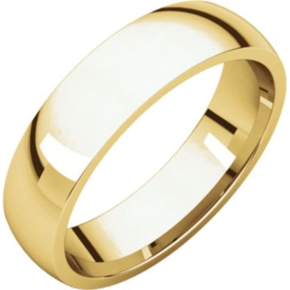 5mm Light Comfort Fit Band in 18k Yellow Gold - Size 8.5