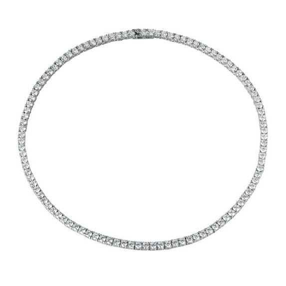 5mm Men Moissanite Necklace Chain D Color VVS1 clarity Diamond Necklace 925 Sterling Silver Diamond Tennis Necklace for Men Women with Certificate 15-24inch