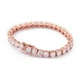 thumbnail image 1 of 5mm Moissanite Tennis Bracelets Round Cut D Color VVS1 Clarity White/Gold/Rose Gold Diamond Bracelets for Women S925 Sterling Silver Bracelets with Certificate（5.5-9 inchs）, 1 of 8