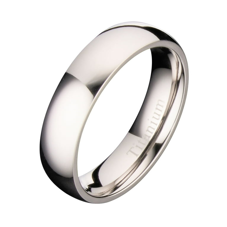 Men's comfort fit titanium wedding bands online
