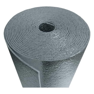 5mm Reflective Insulation Roll - Double-Sided Aluminum Foil, 48" X 50' For Soundproofing & Thermal Barrier