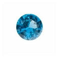 thumbnail image 1 of 5mm Round Blue Zircon CZ - Pack of 5, 1 of 1