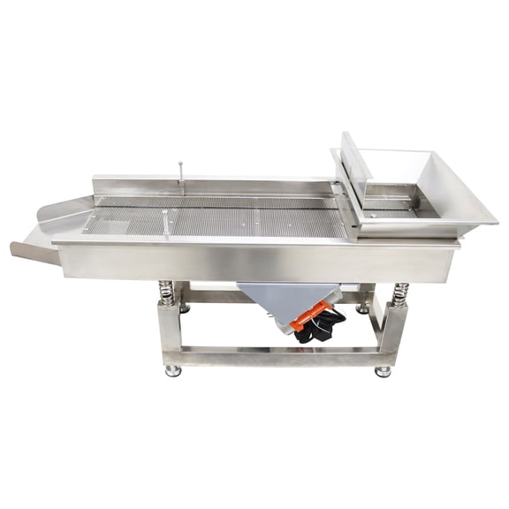 5mm Screen Linear Vibrating Sieve Machine Stainless Steel Electric Straight Shaker Sifter Two Motors