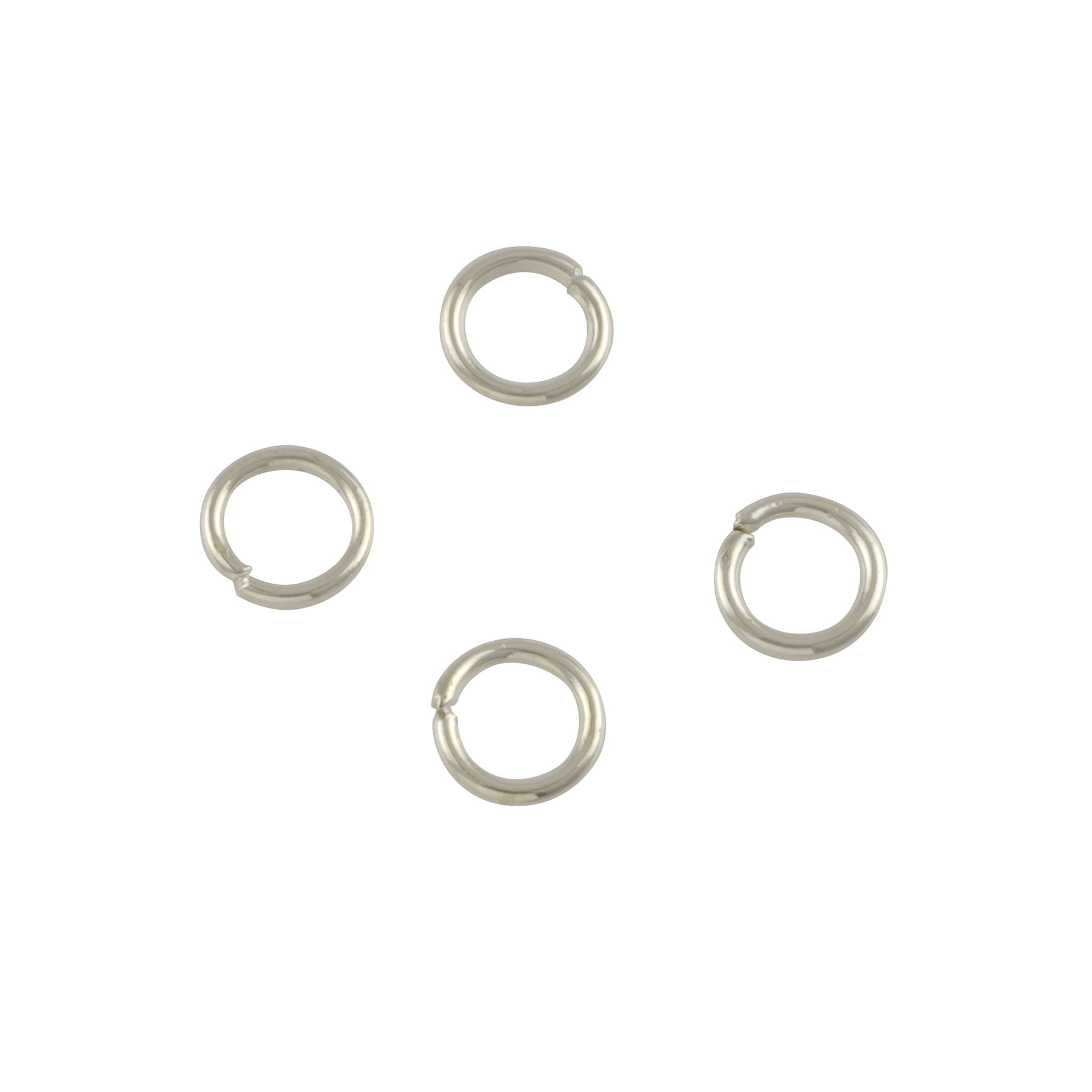 5mm Silver Jump Rings by Bead Landing – 144 Pieces Each (1,728 Total) 100% Iron for Jewelry Making & Craft Projects - 12 Pack