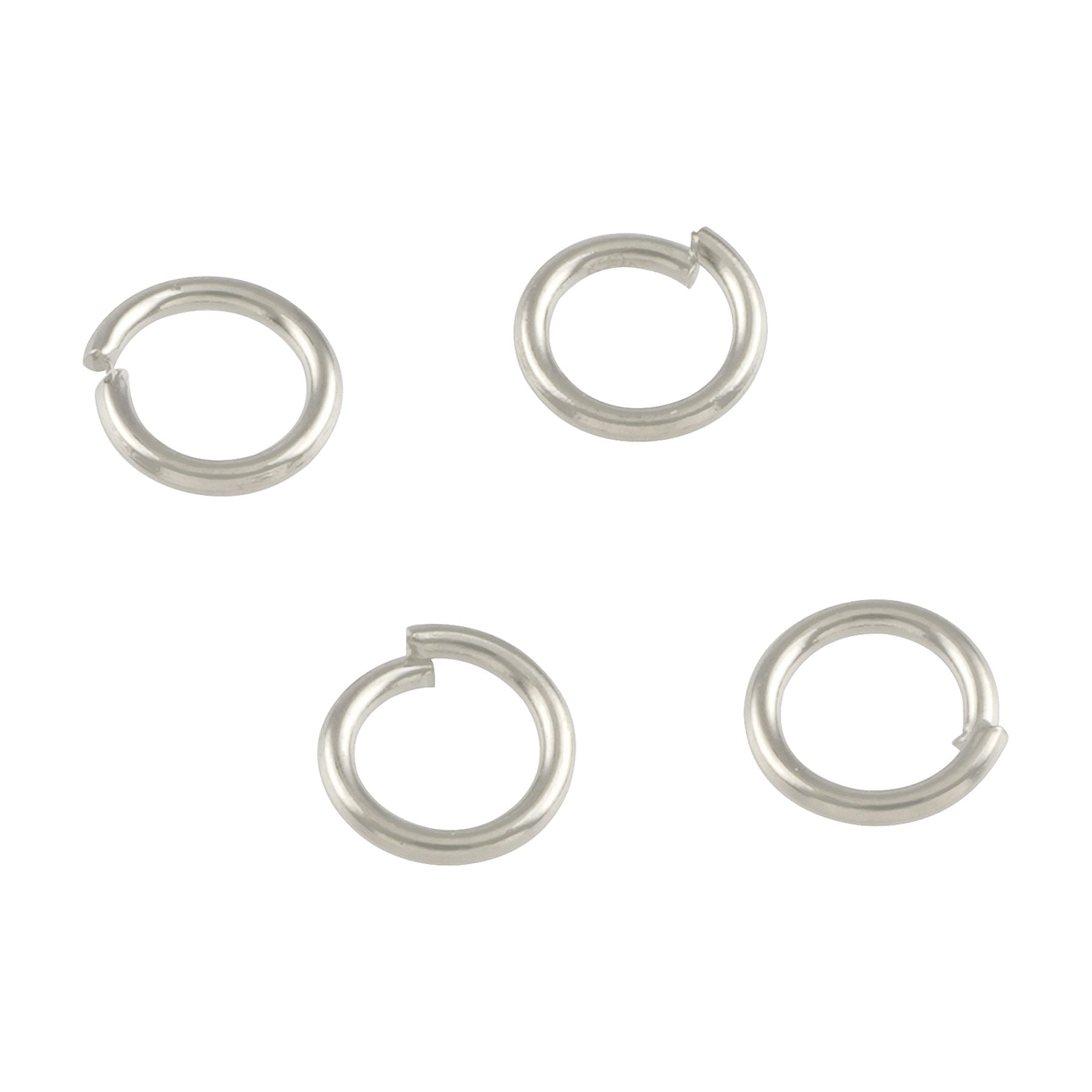5mm Silver Jump Rings by Bead Landing – 144 Pieces Each (1,728 Total) 100% Iron for Jewelry Making & Craft Projects - 12 Pack