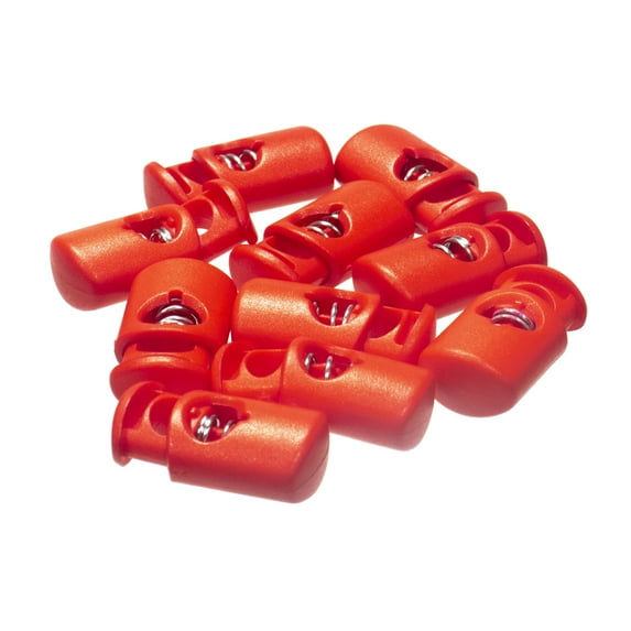 5mm Single Hole Craft County Cylinder Cord Locks - Many Colors & Pack Sizes - Toggle Drawstring Adjuster/Fastener
