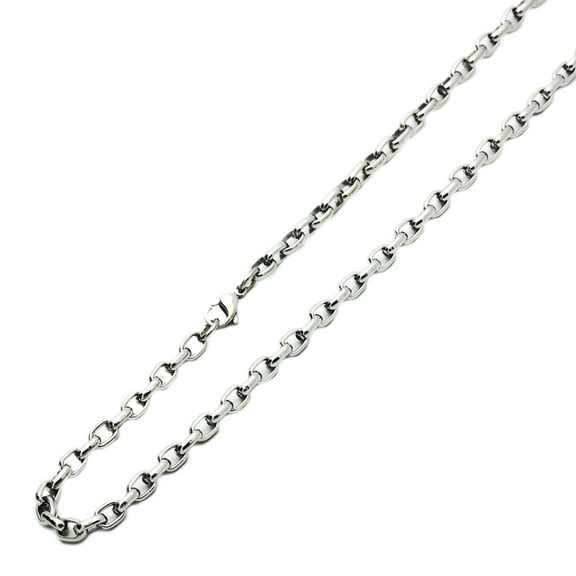 5mm Stainless Steel Chain Necklaces Heavy Round Box Chain ( Available Length 20", 22", 24", 30")
