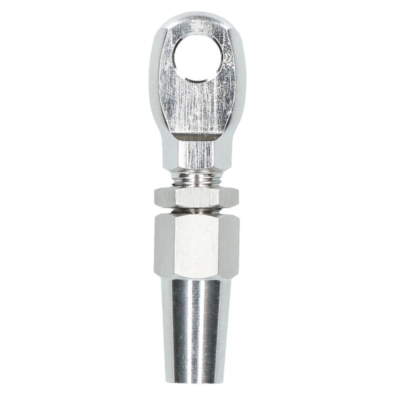 5mm Wire Cable Rope Eye Rigging Terminal Swageless DIY Fitting Stainless 316