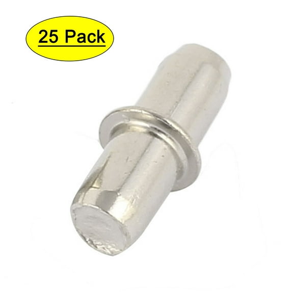 5mmx16mm Metal Cylindrical Shape Shelf Holder Support Pins Studs 25pcs