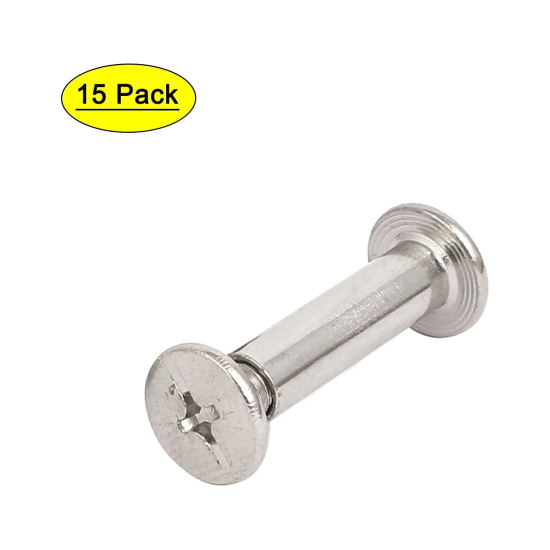 Screw Staples 5mm Binding Screw Kit 5 Size Stud Rivets With Plastic Box Screw  Rivets For Belt Binding Leather Trim Collar (silver)