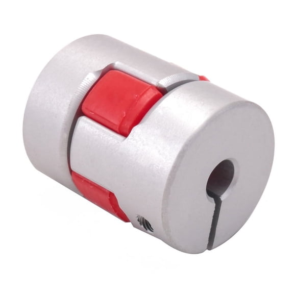 5mmx8mmx25mm CNC Stepper Motor Flexible Plum Jaw Shaft Coupling Coupler New,1 X Shaft Coupler,Red & silver