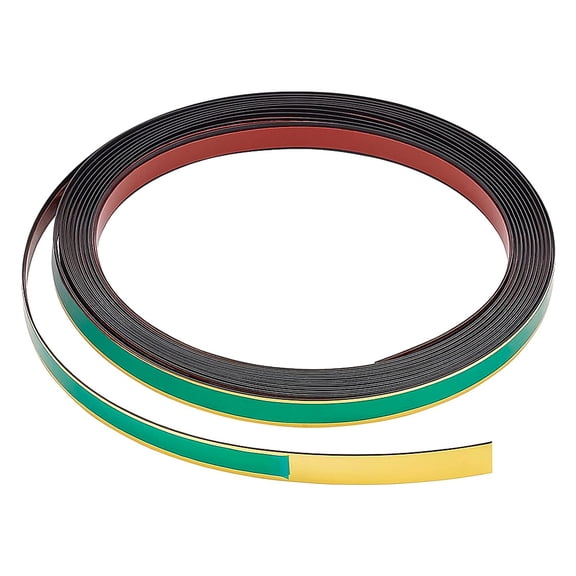 5ms Plastic Edging Band for Cabinet Repairs Furniture Restoration golden 11x1mm