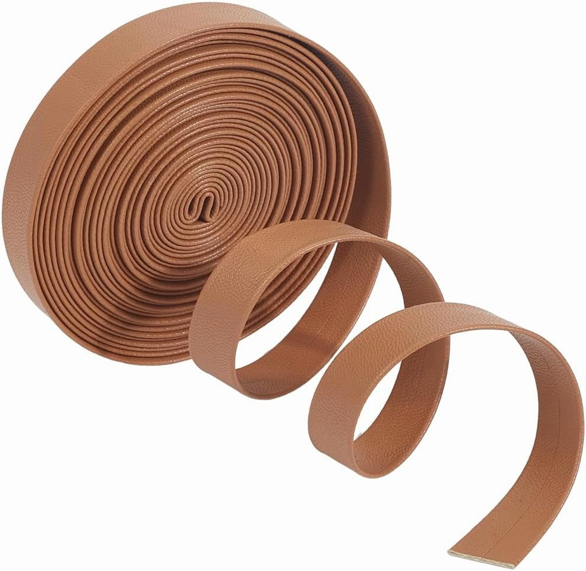 5mx15mm Flat Leather Cord String 1mm Thick Lychee Grain Leather Rope ...