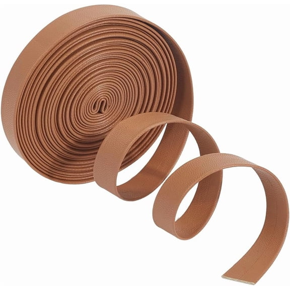 5mx15mm Flat Leather Cord String 1mm Thick Lychee Grain Leather Rope Peru Double Sided PU Leather Strap Foldover Leather Strips