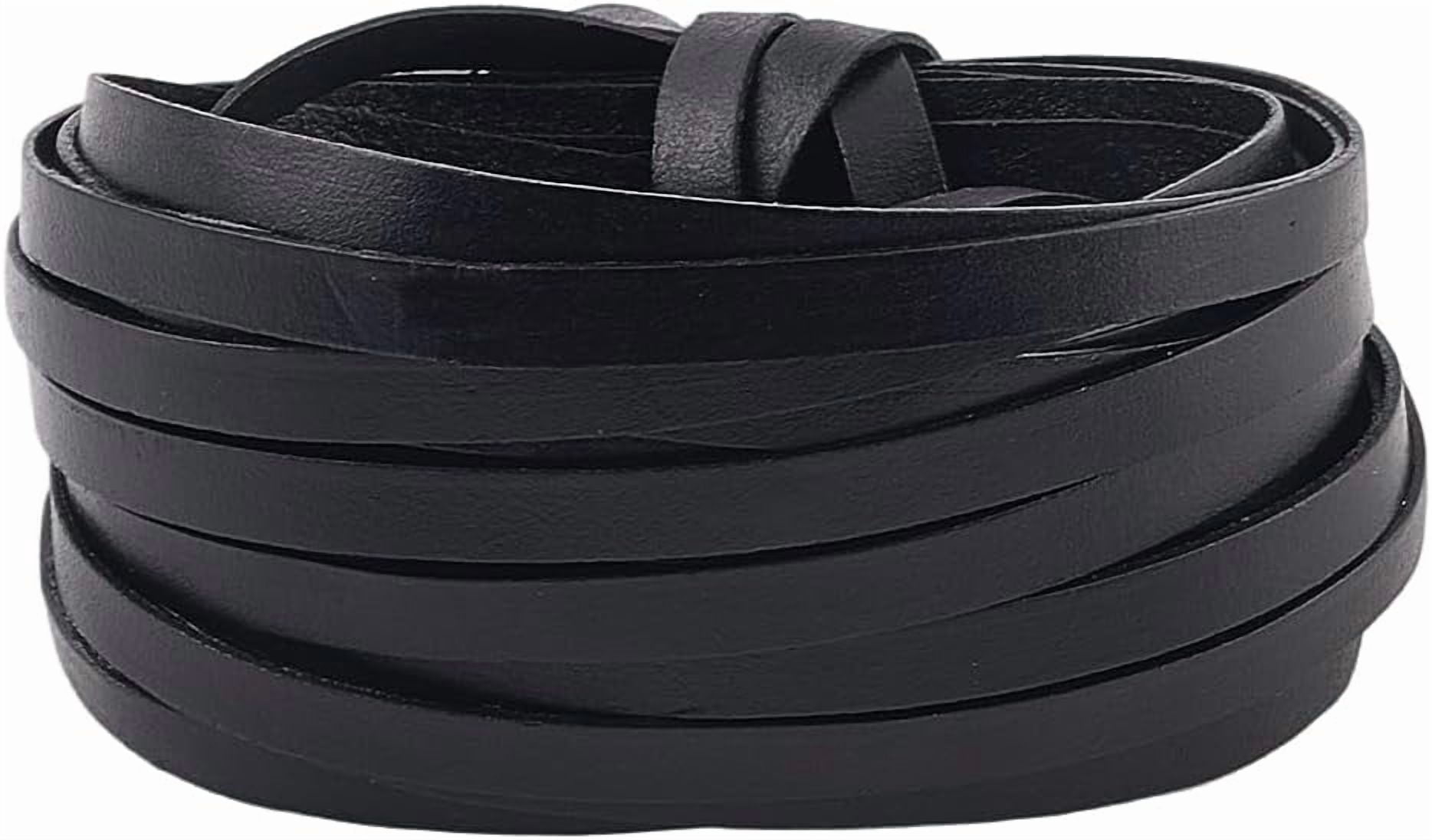 Threaded Leather String 5mx6mm Real Leather Cord String 1mm Thick Full Grain Cowhide Braiding ...