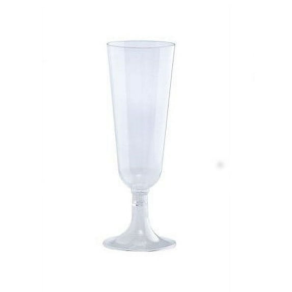 5oz Clear Plastic Wedding Champagne Flutes 20ct.