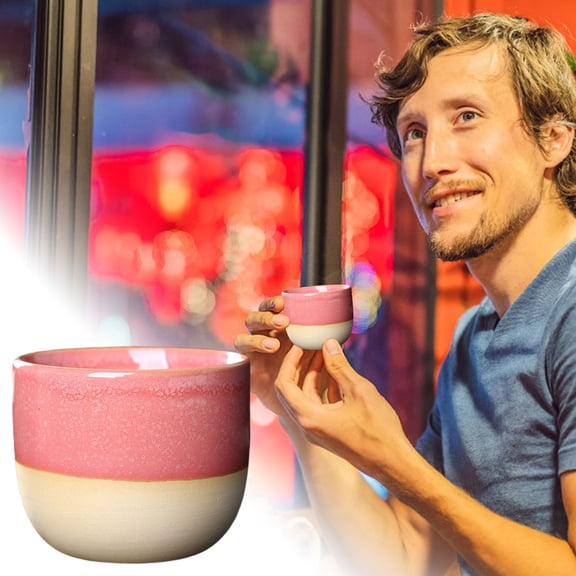 5oz Espresso Cups Stackable Coffee Mugs Colorful Unique Ceramic Glazed Demitasse Espresso Cups Ceramic Espresso Mugs Espresso Cups for Tea Coffee, H