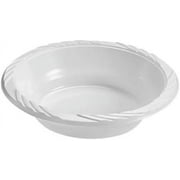 5oz Medium Weight Disposable White Plastic Dessert Bowl : Perfect for home, offices, parties, restaurants, and hotels : 400CT